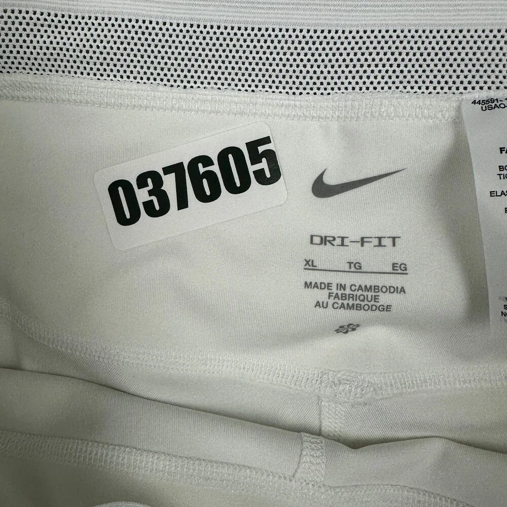 Nike Advantage Court Skirt Women XL White Pleated Skort High Waist Tennis Golf